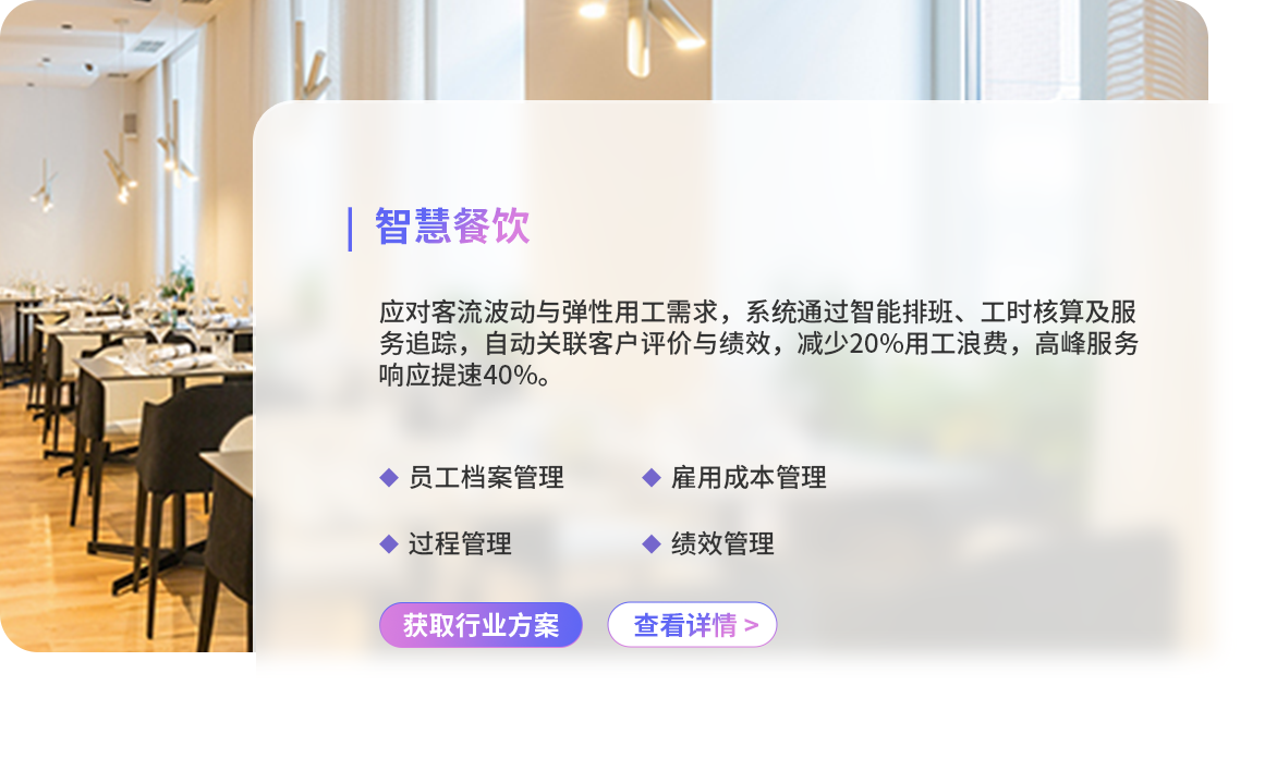 餐饮行业